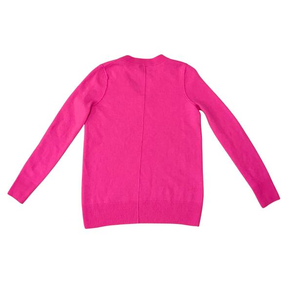 Aqua V-Neck Cashmere Sweater - Picture 4 of 4